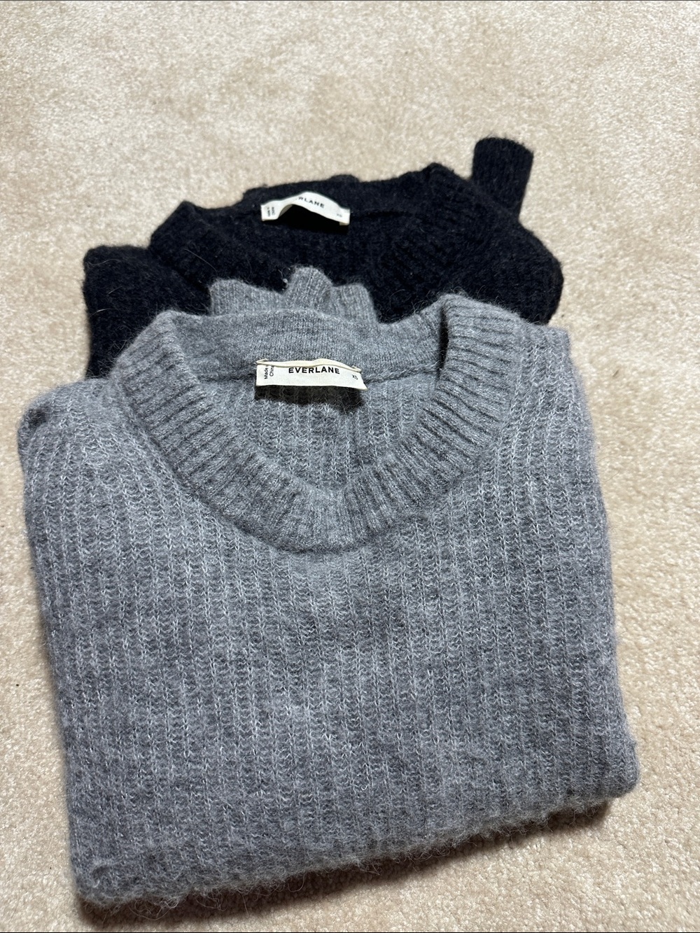 Everlane Alpaca Crewneck bundle XS